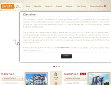 Tablet Screenshot of jayarajproperties.com